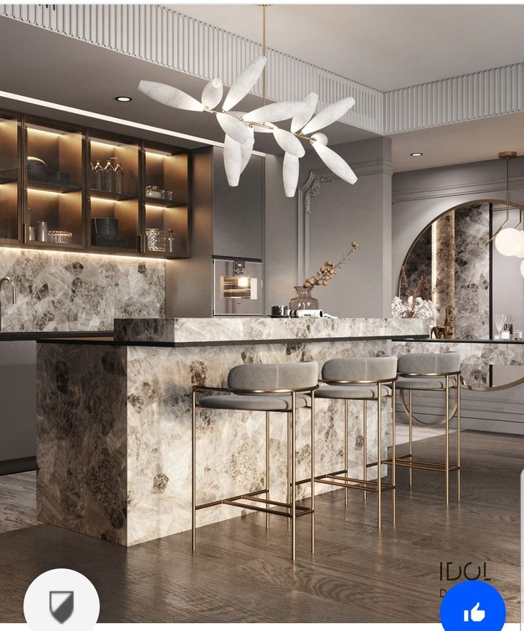 Luxury kitchen chairs