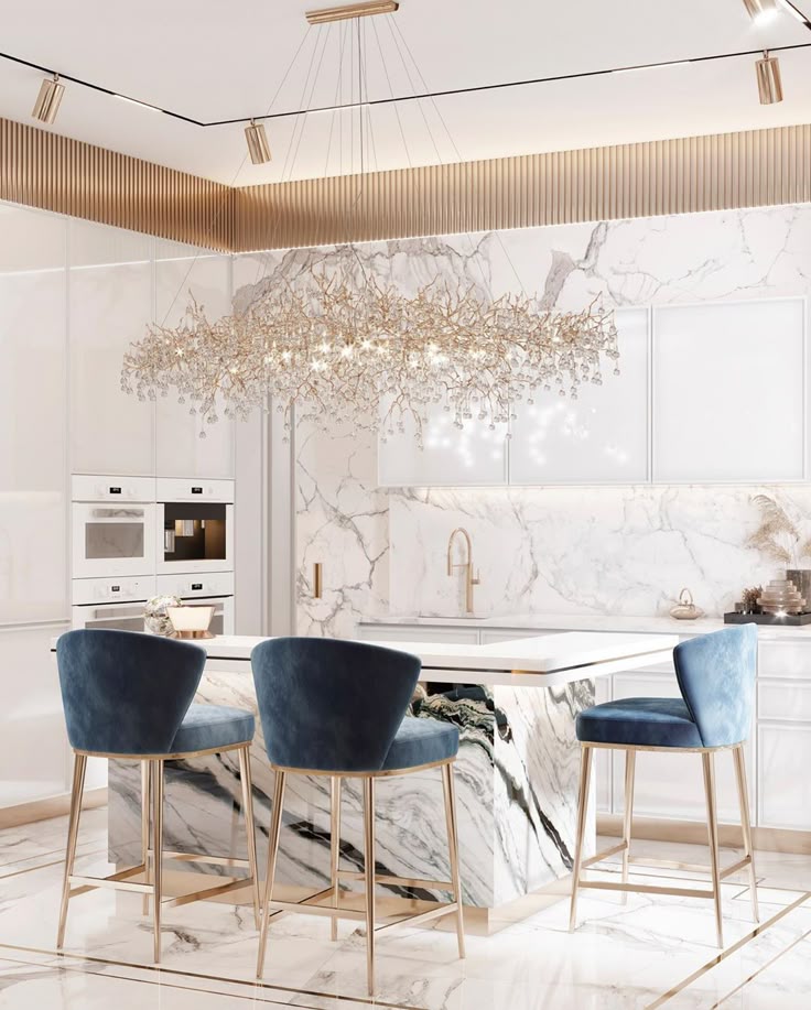 Luxury kitchen chairs